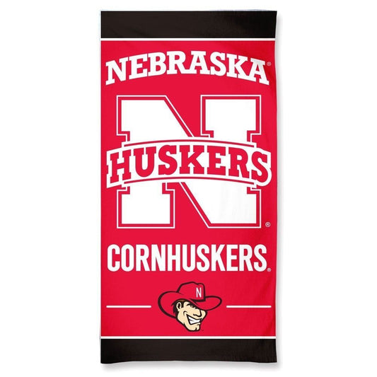 NCAA Nebraska Huskers 30" X 60" Beach / Dorm Towel