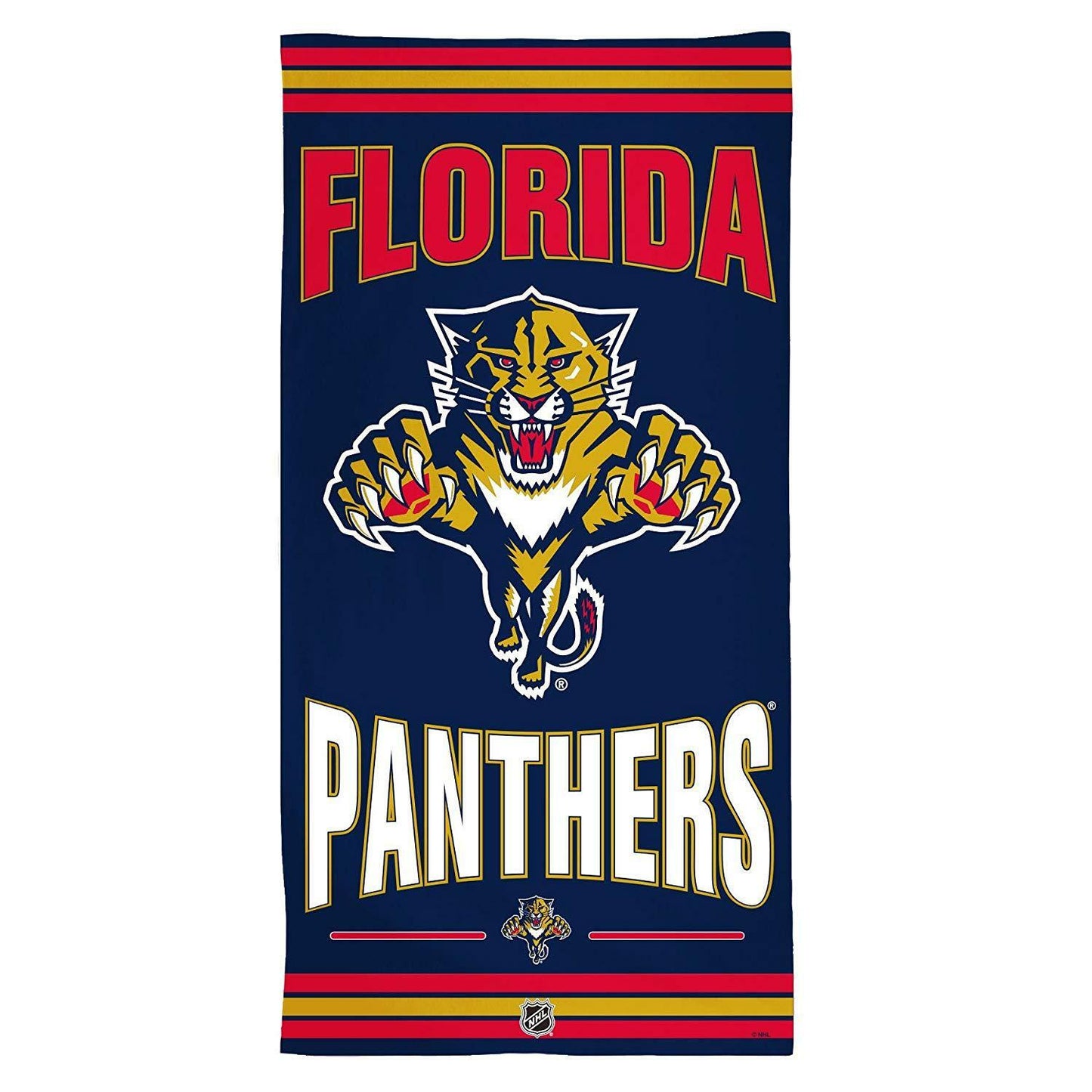 NHL Florida Panthers Officially Licensed 30" X 60" Beach / Dorm Towel