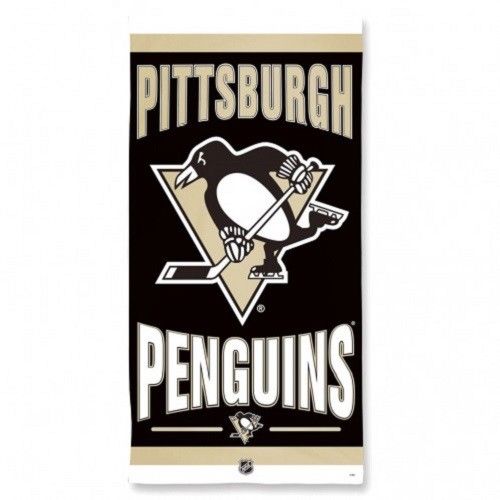 NHL Pittsburgh Penguins Officially Licensed 30" X 60" Beach / Dorm Towel