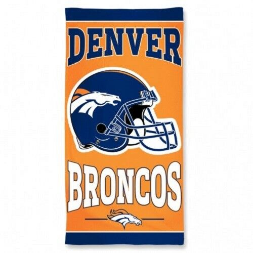 NFL Denver Broncos Officially Licensed 30" X 60" Beach / Dorm Towel