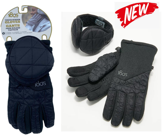 180's Ladies Shetland Glove & Ear Warmer Set